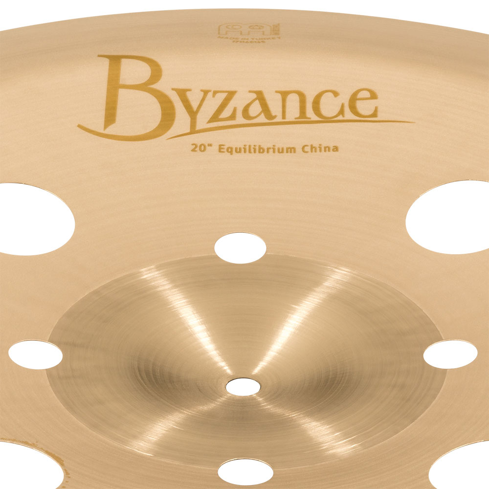 MEINL B20EQCH Equilibrium China Byzance Vintage Series 20' チャイナシンバル マイネル 穴あきシンバル カップ部画像