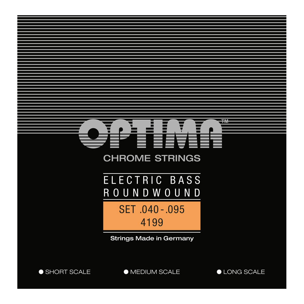 Optima Strings 4199.L L E-Bass Chrome Strings エレキベース弦