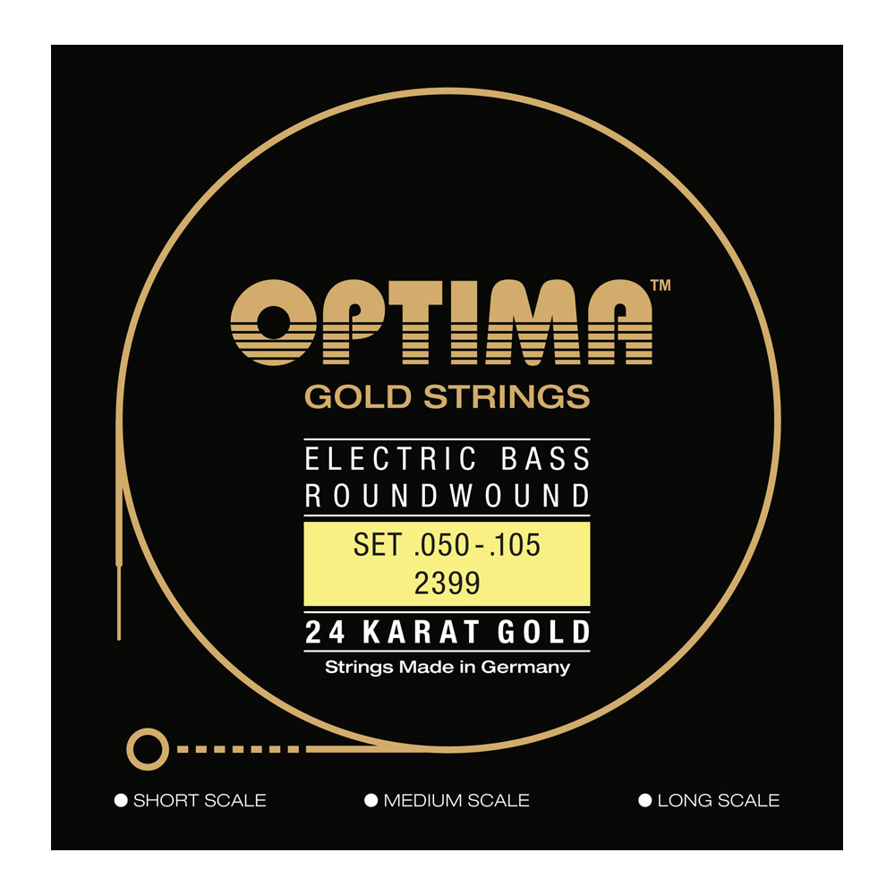 Optima Strings 2399.L M E-Bass 24K Gold Strings エレキベース弦