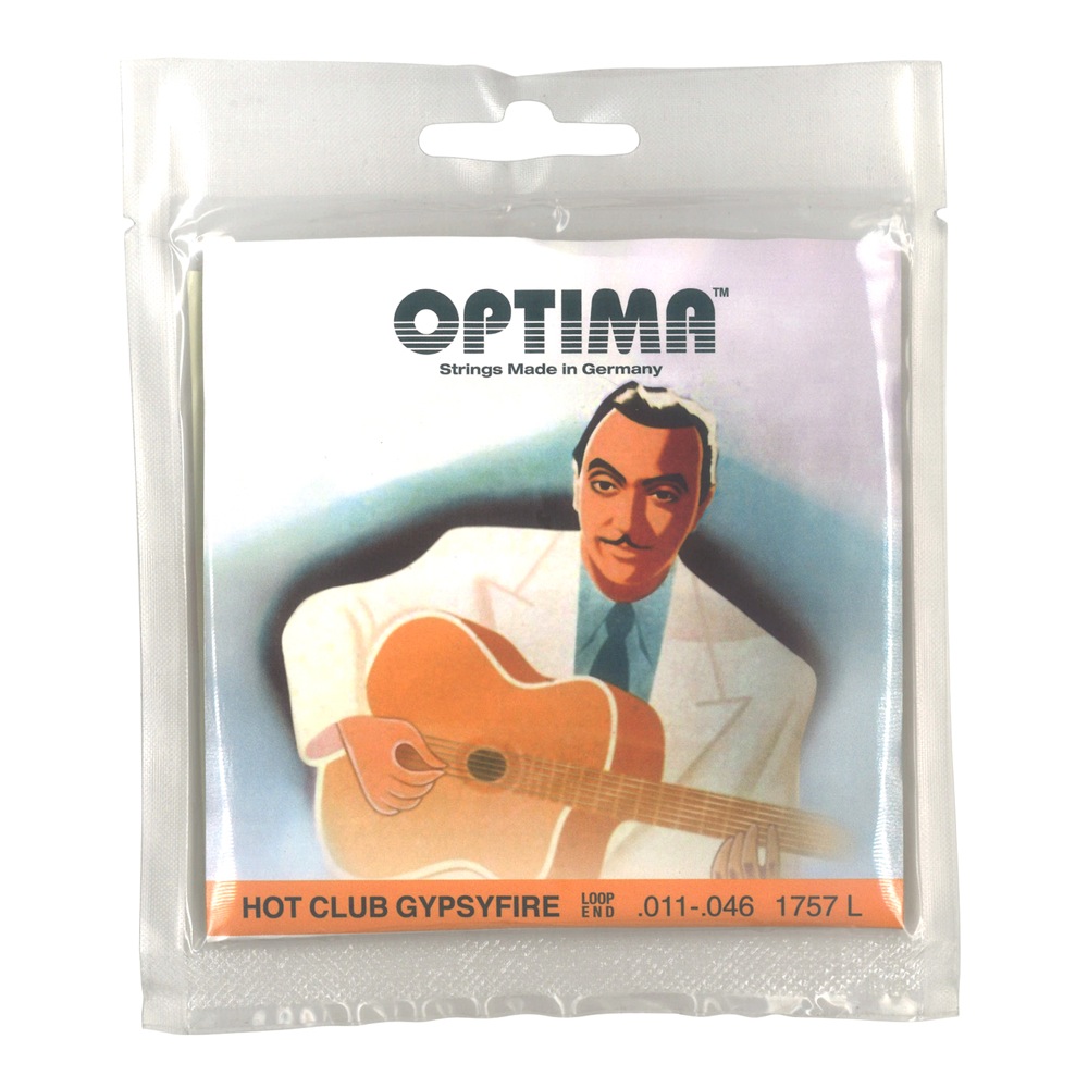 Optima Strings 1757.L Hot Club Gipsyfire Manouche Guitar Strings Loop End ジプシージャズギター弦