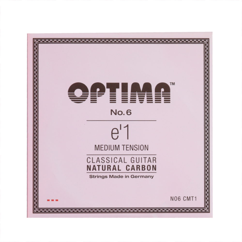 Optima Strings No6.CMT1 NaturalCarbon E1 Medium 1弦 バラ弦 クラシックギター弦