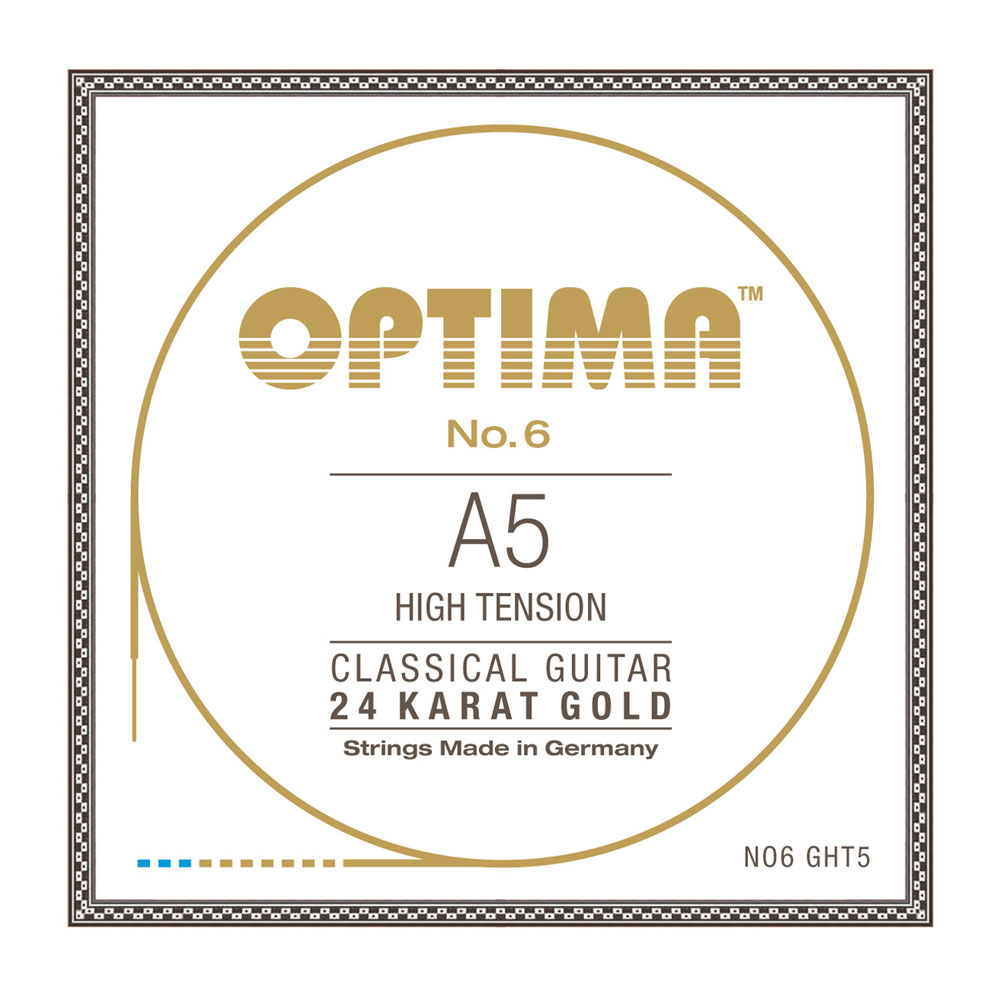 Optima Strings NO6.GHT5 No.6 24K Gold A5 High 5弦 バラ弦 クラシックギター弦