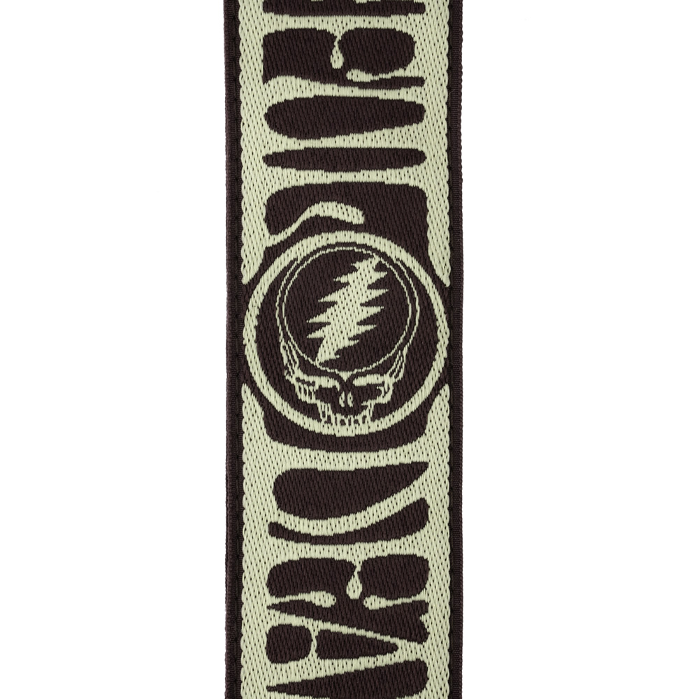 Planet Waves by D’Addario 50GD01 Grateful Dead Woven Straps TanBR ギターストラップ デザインアップ画像