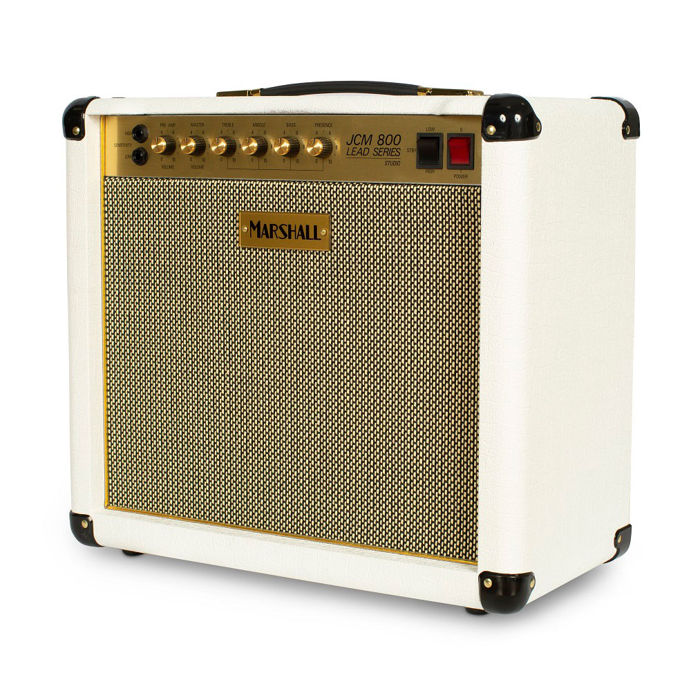 MARSHALL SC20C WHITE  GOLD 限定カラー ギターアンプ コンボ(JCM800 2203の咆哮をコンパクトな20Wクラスで手軽に再現)  | chuya-online.com 全国どこでも送料無料の楽器店