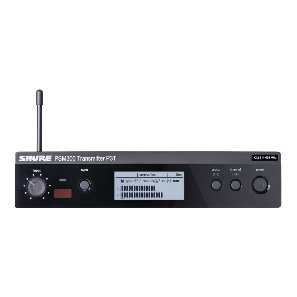 パーソナルモニターシステムPSM300用トランスミッター)　ワイヤレス送信機（トランスミッター）(シュア　web総合楽器店　SHURE　P3TJ-JB