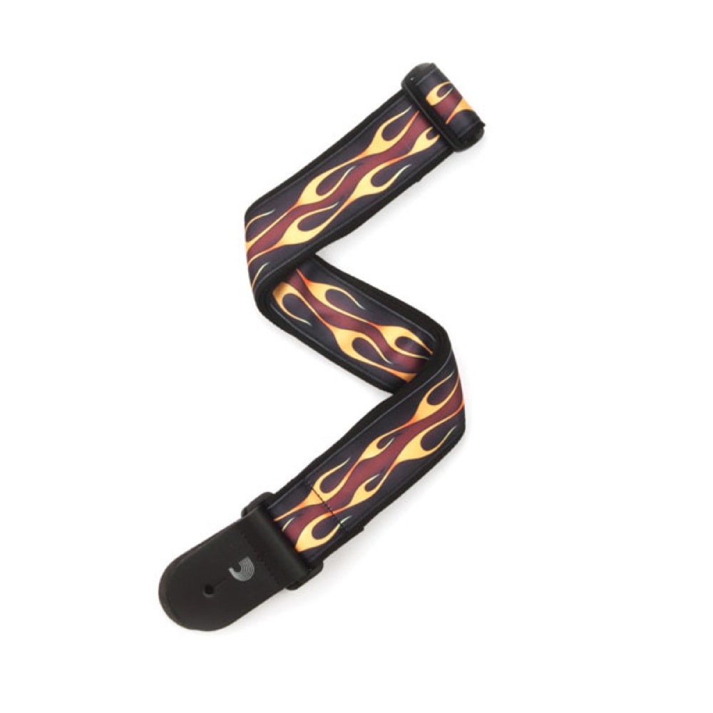 Planet Waves by D'Addario 50F09 Hotrod Flame Red ギターストラップ (ファッションデザイナー達とタッグを組んだストラップ) | web総合楽器店 chuya-online.com