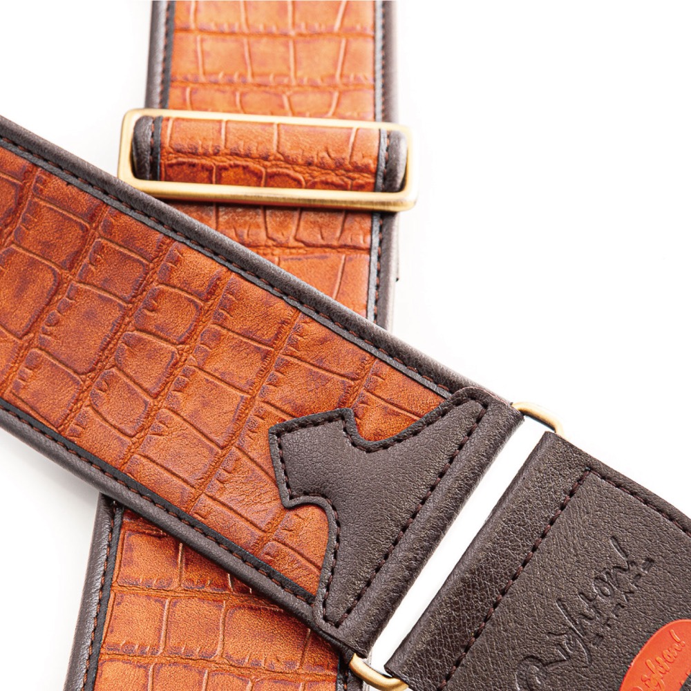 Righton! STRAPS ALLIGATOR Woody ギター ベース用ストラップ ストラップ表面の画像