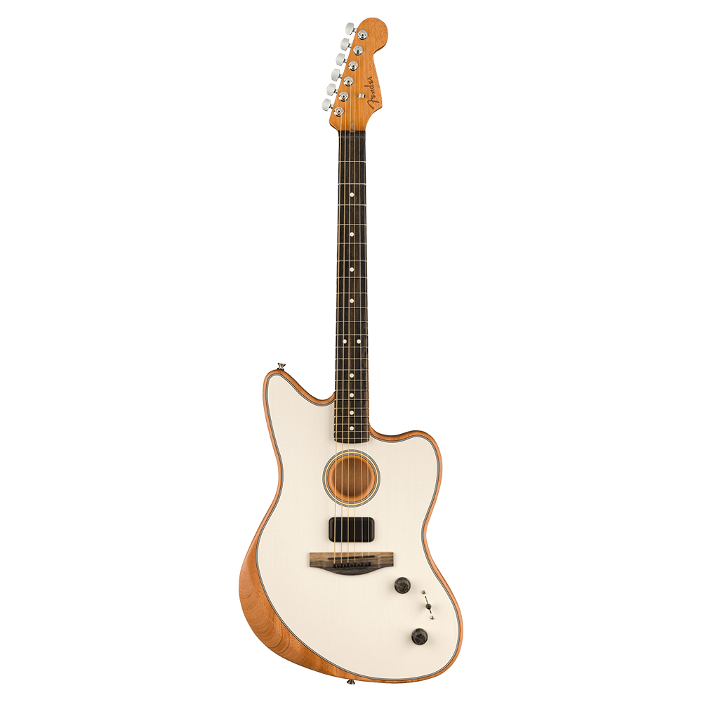 Fender American Acoustasonic Jazzmaster Arctic White エレクトリックアコースティックギター