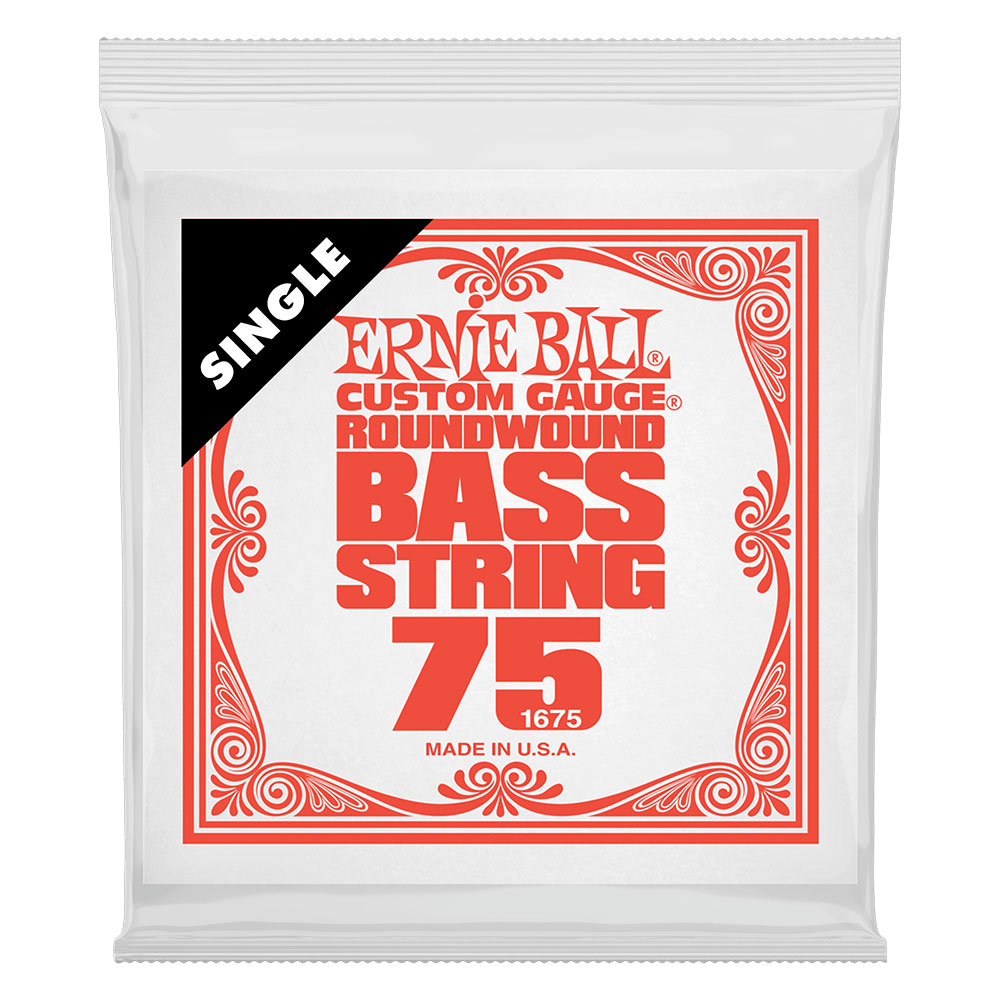 ERNIE BALL 1675 .075 NICKEL WOUND BASS SINGLE エレキベース用バラ弦