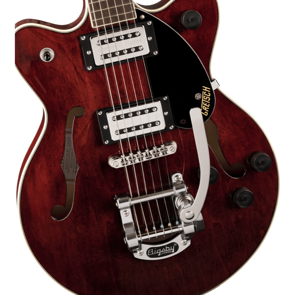 GRETSCH G2655T Streamliner Center Block Jr. Double-Cut with Bigsby WLNT エレキギター ボディトップ画像