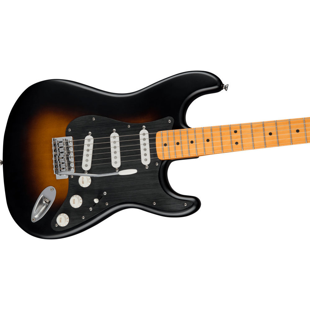 Squier 40th Anniversary Stratocaster Vintage Edition Satin Wide 2-Color Sunburst エレキギター ボディ画像