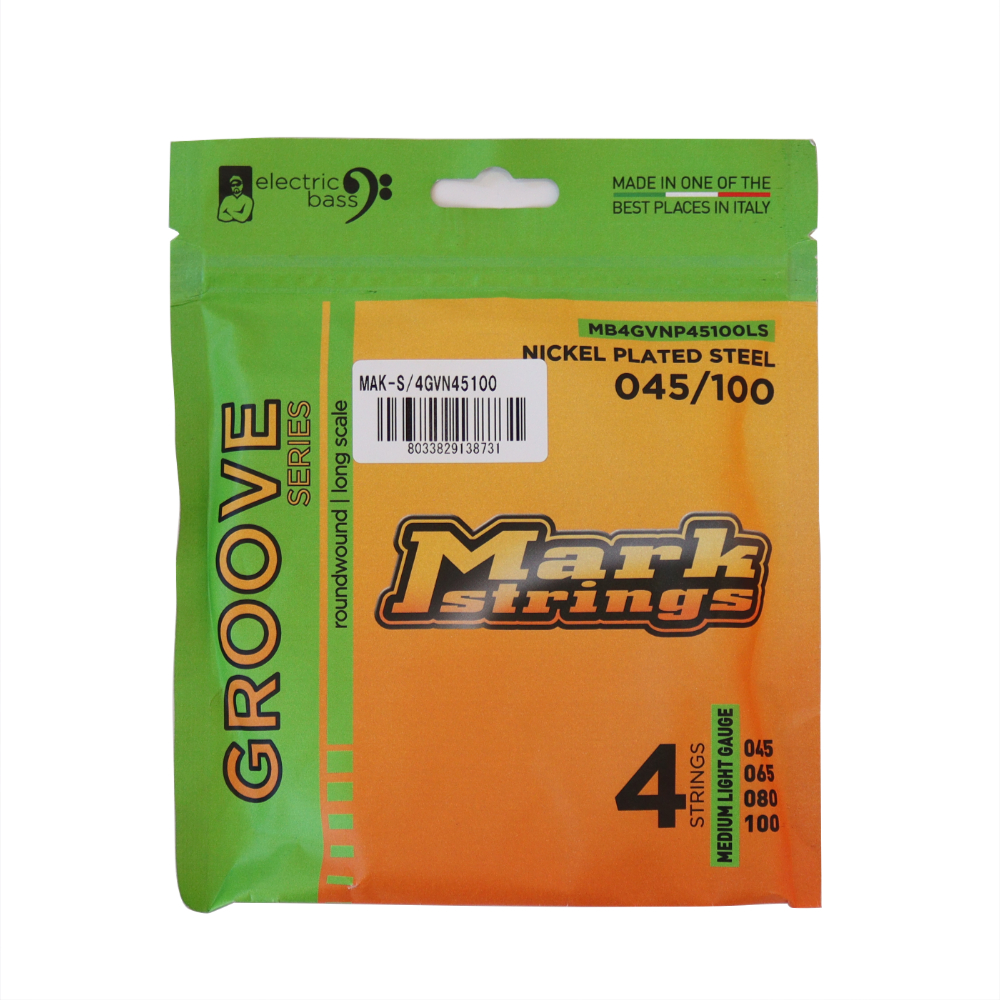 Markbass Strings MAK-S/4GVN45100 GROOVE Series 45-100 エレキベース弦