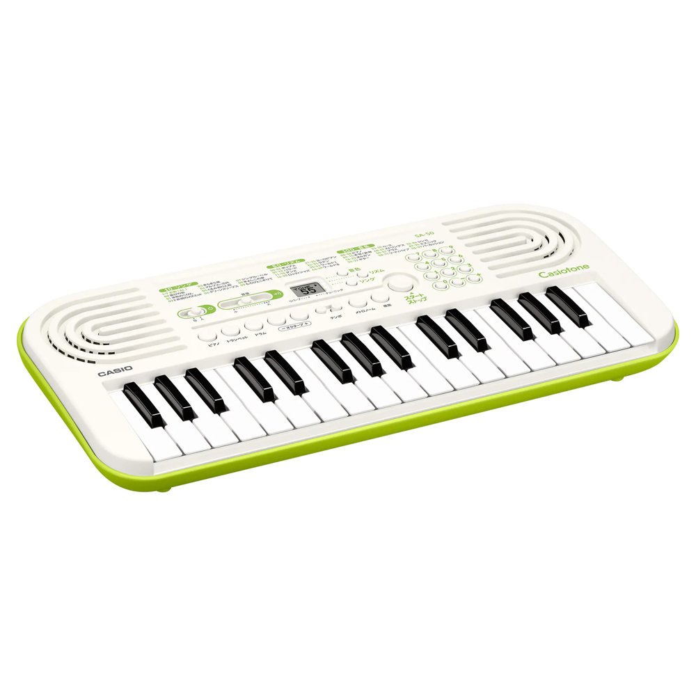 カシオ CASIO SA-50 Casiotone 32ミニ鍵盤 電子ミニキーボード ホワイト(カシオ いい音でしっかり弾ける  はじめての演奏にもおすすめ) | web総合楽器店 chuya-online.com