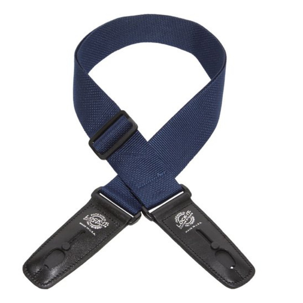 LOCK-IT STRAP Poly Pro 2” LIS 004 P2-NVYBLU ギターストラップ