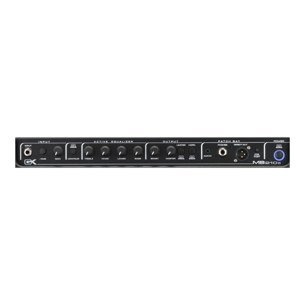 GALLIEN-KRUEGER MB210-II ベースコンボアンプ コントロールパネル