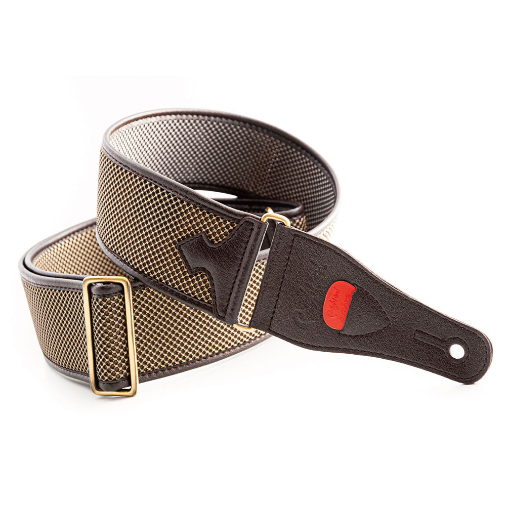 Righton! STRAPS T-BREATHE Brown ギター ベース用ストラップ(ライト