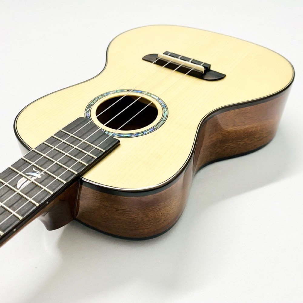 Kai Ukulele KC-100SG コンサートウクレレ ソフトケース付き ボディトップ画像