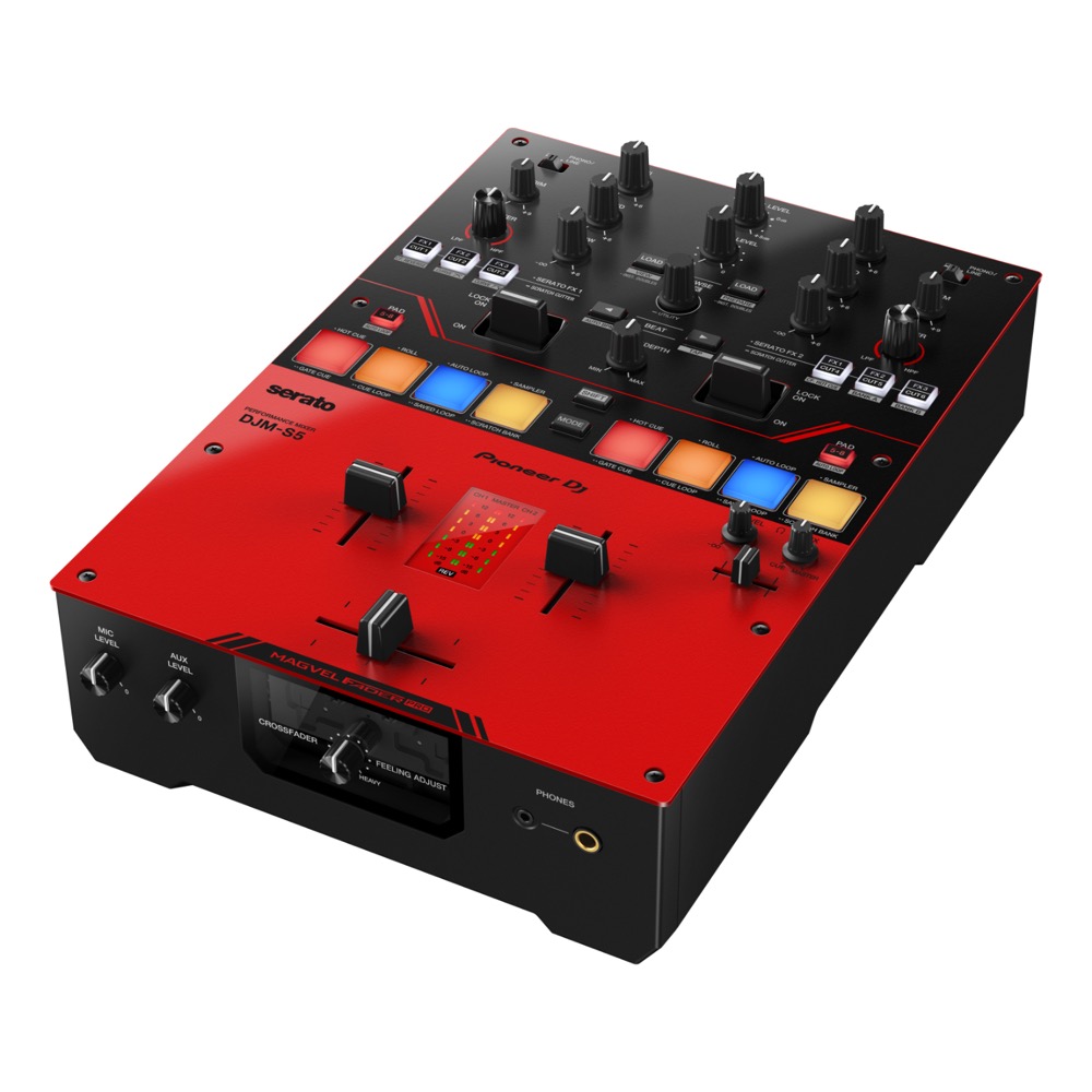 DJM-S5　Pioneer　スクラッチスタイル(パイオニアDJ　DJ　Pro対応　2ch　DJミキサー　Serato　DJ　USBバスパワー対応)　web総合楽器店