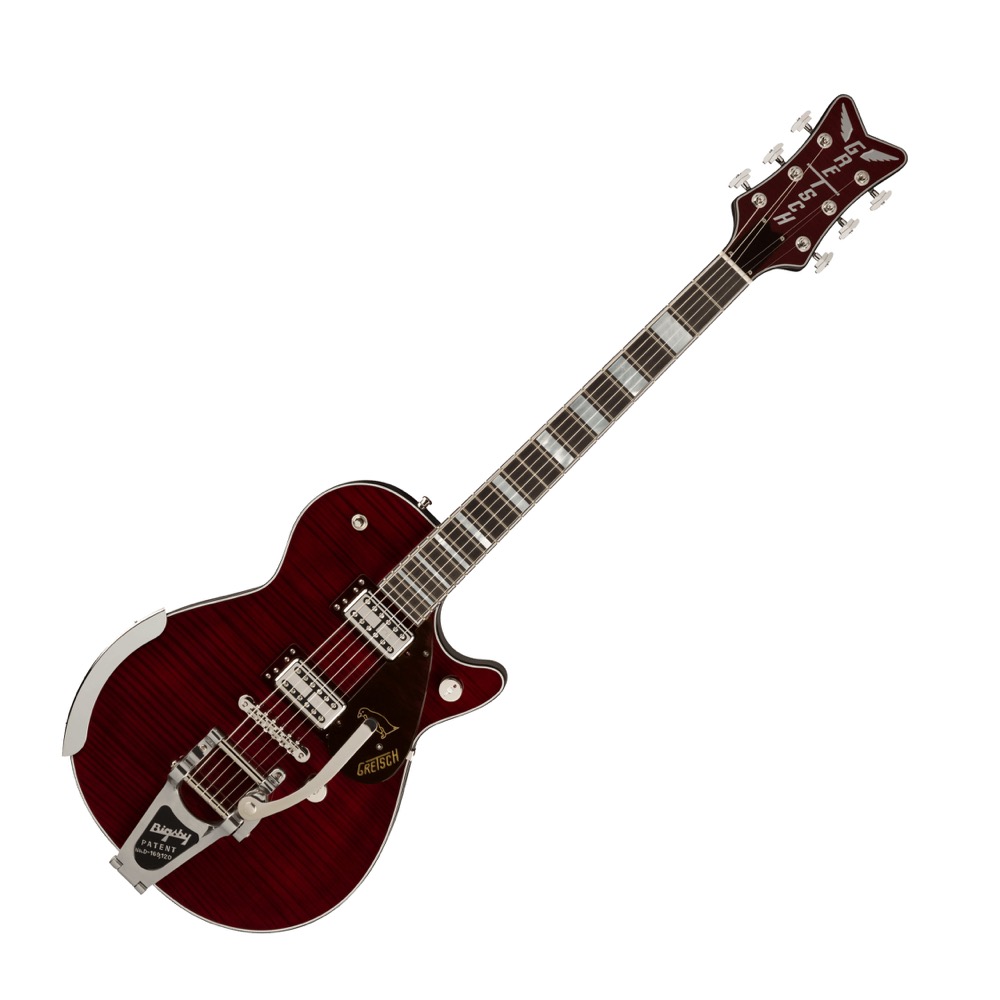 GRETSCH G6134TFM-NH Nigel Hendroff Signature Penguin Dark Cherry Metallic Flame エレキギター