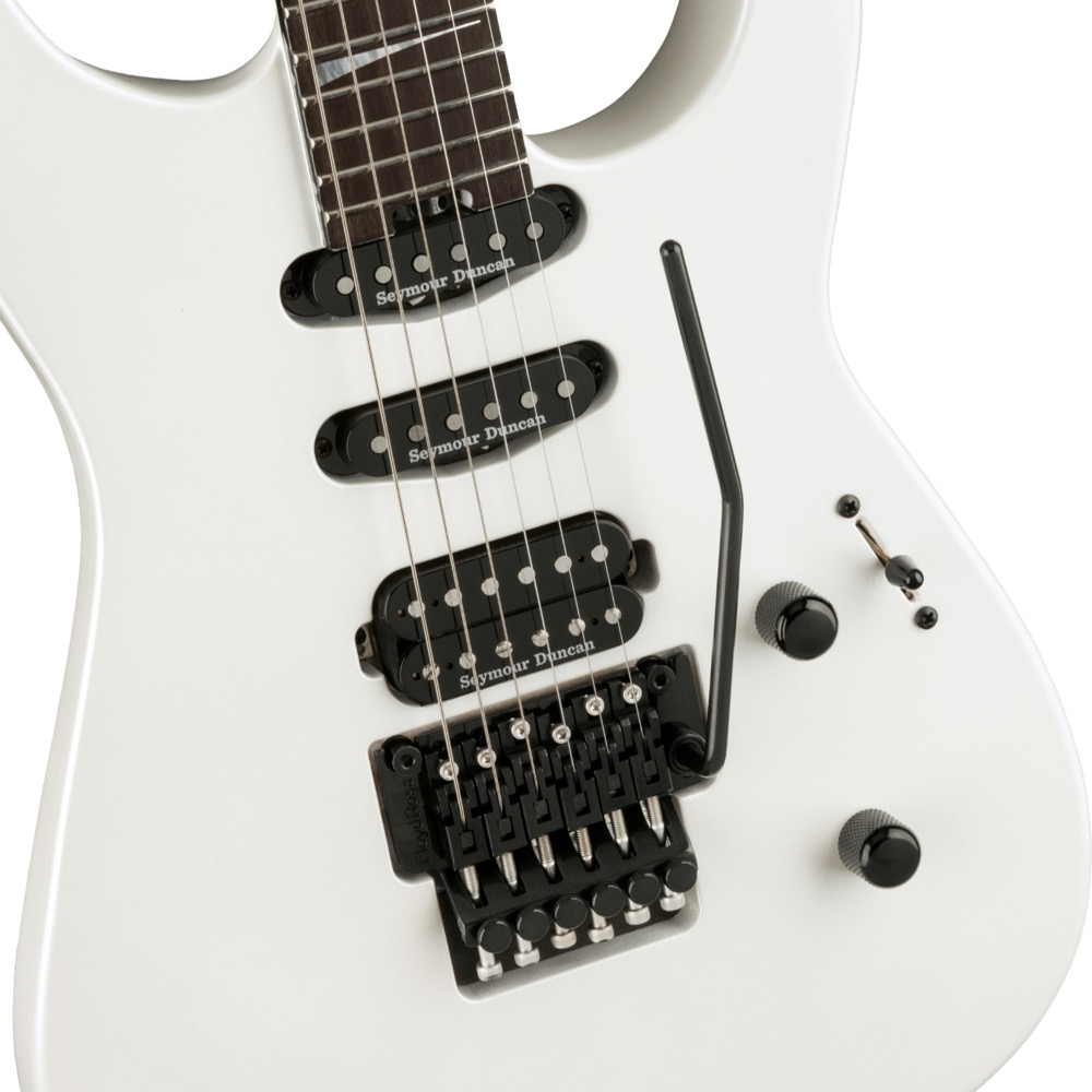 Jackson American Series Soloist SL3 Platinum Pearl エレキギター ボディアップ画像