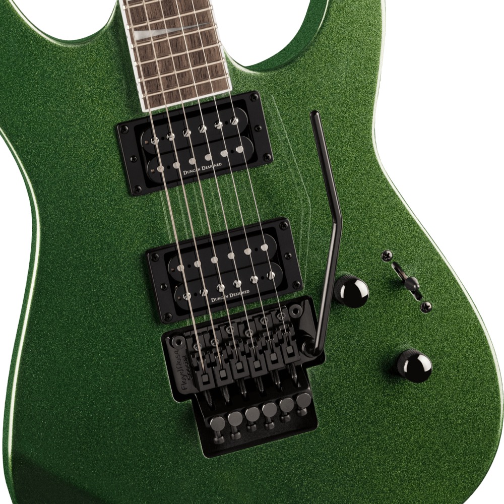 Jackson X Series Soloist SLX DX Manalishi Green エレキギター ボディアップ画像