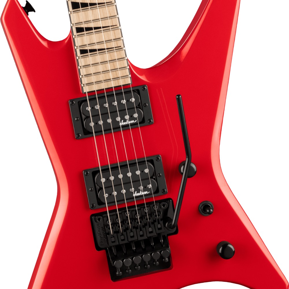 Jackson X Series Warrior WRX24M Ferrari Red エレキギター ボディアップ画像