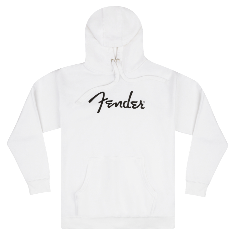 Fender SPAGHETTI LOGO HOODIE WHITE Sサイズ パーカー 長袖