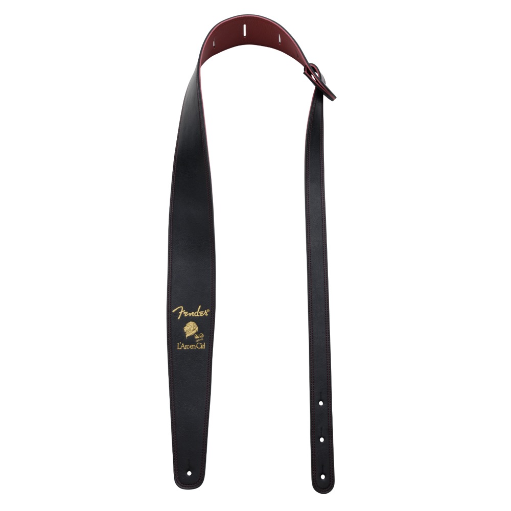 フェンダー Fender KEN SIGATURE STRAP Black/Red ギターストラップ