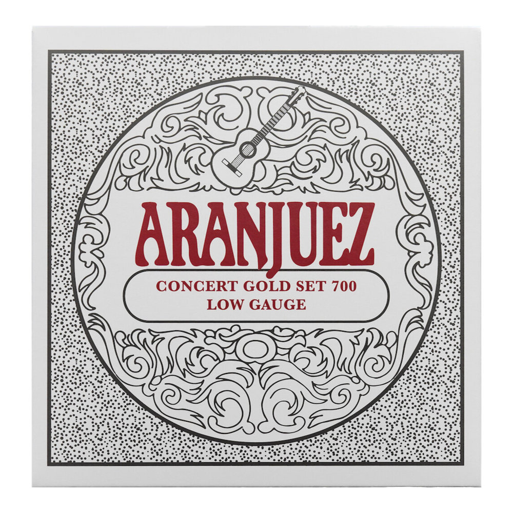 ARANJUEZ Concert Gold 700 クラシックギター弦(アランフェス コンサートゴールド700 ローゲージ) | web総合楽器店  chuya-online.com
