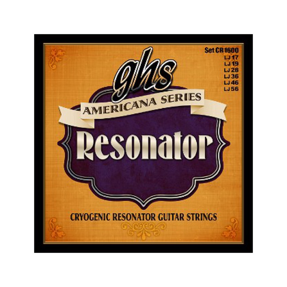 GHS CR1600 AMERICANA SERIES RESONATOR 017-056 リゾネーターギター弦