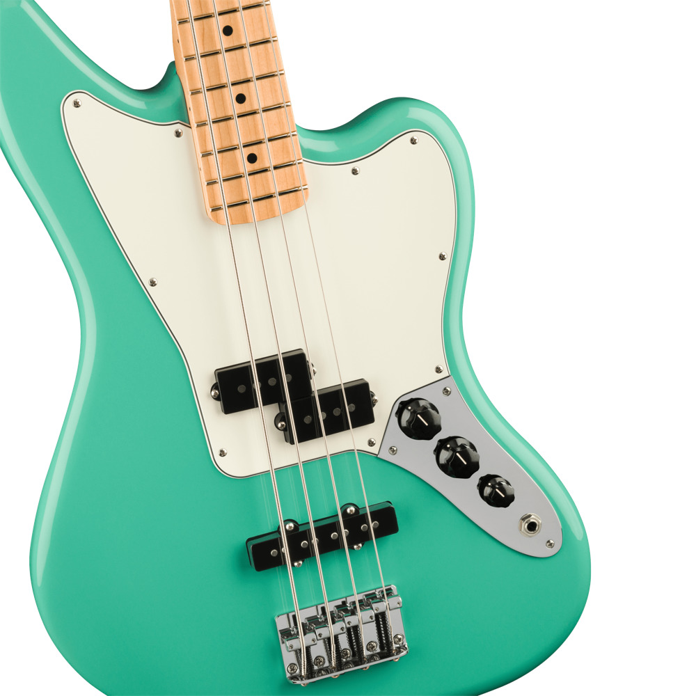 Fender フェンダー Player Jaguar Bass Maple Fingerboard Sea Foam Green エレキベース エレキベース ジャガー ボディアップ 画像