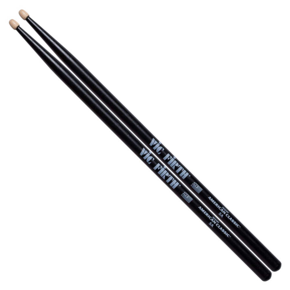 VIC FIRTH VIC-5AB American Classic 5A Black ドラムスティック