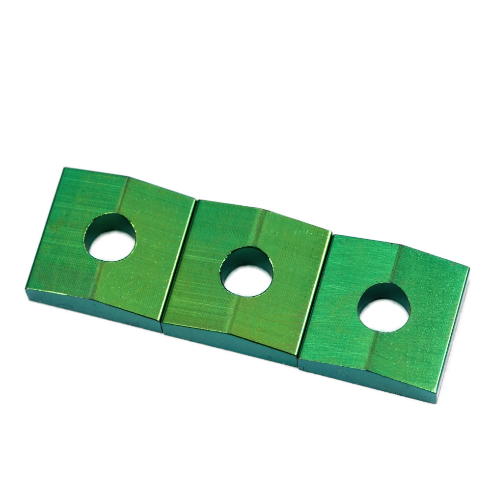 FU-Tone Titanium Lock Nut Block Set (3) GREEN チタンナットブロック