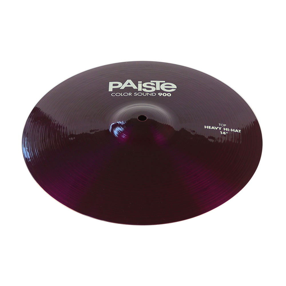 PAISTE Color Sound 900 Purple Heavy Hi-Hat 14' TOP ハイハットシンバル トップ 全体像