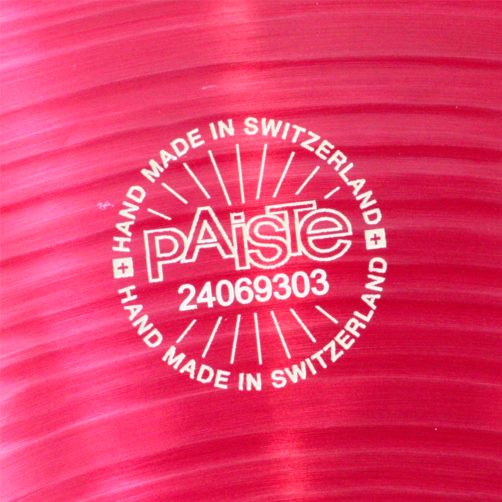 PAISTE Color Sound 900 Red Heavy Crash 16' クラッシュシンバル 詳細画像