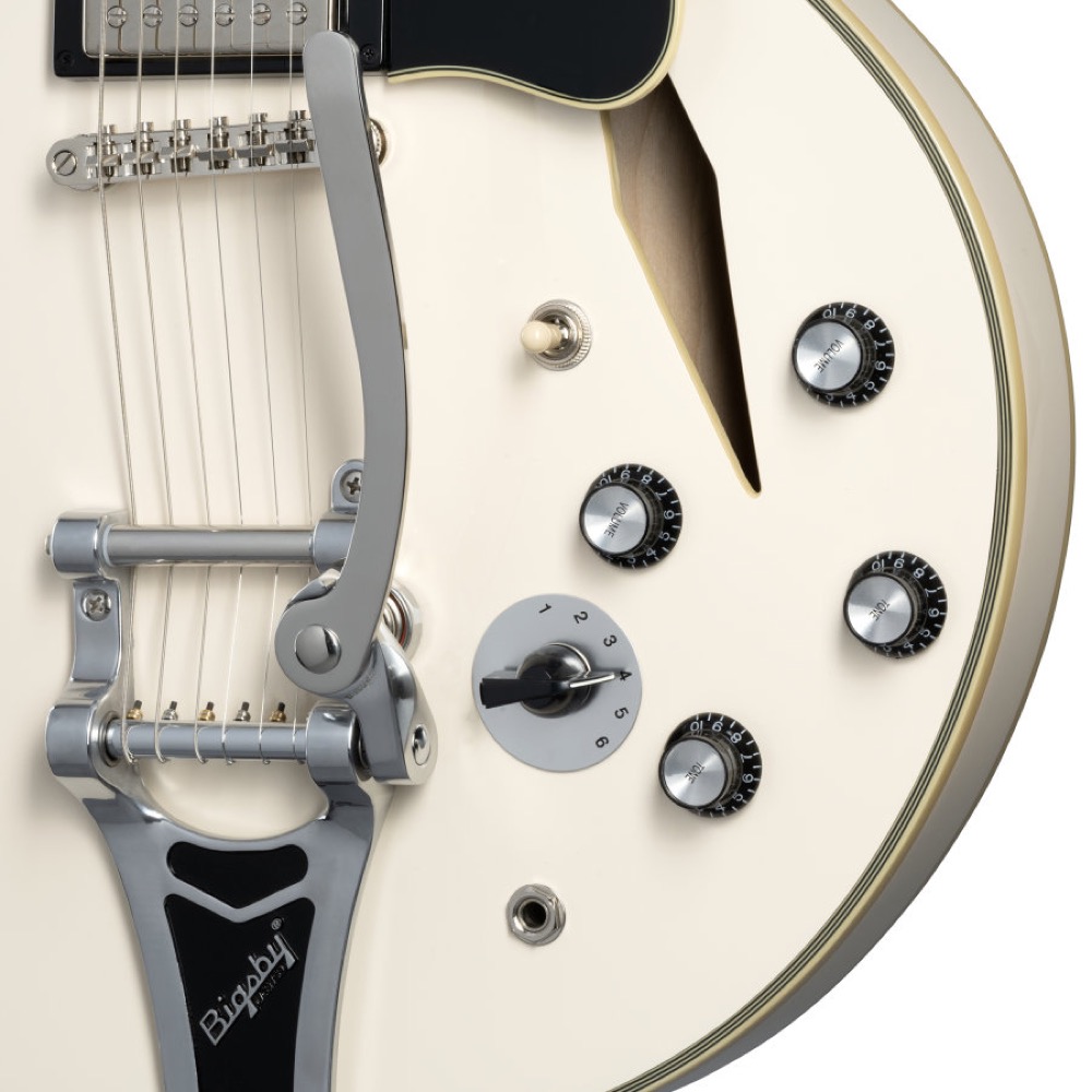 Epiphone エピフォン Shinichi Ubukata ES-355 Custom Bigsby Classic White  IGES355CSUCWNB3 生形真一シグネチャーモデル エレキギター