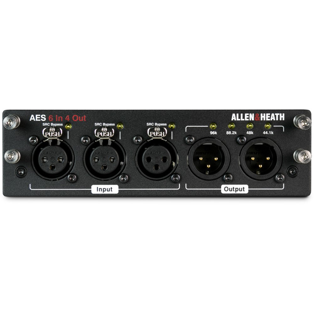 Allen & Heath アレンアンドヒース M-DL-AES-6in4out dLive / AVANTIS用オプション・カード