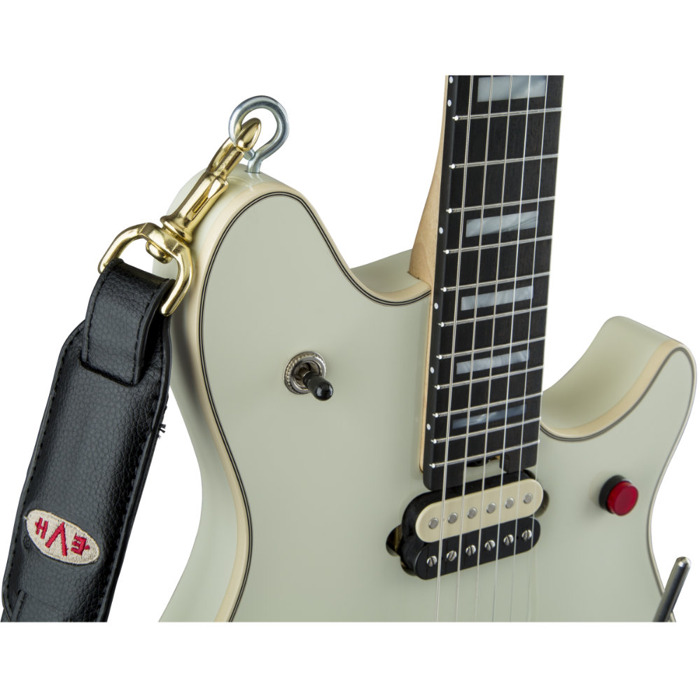 EVH イーブイエイチ Wolfgang USA Edward Van Halen Signature， Ebony Fingerboard， Ivory エレキギター アイフック、ストラップ取り付け