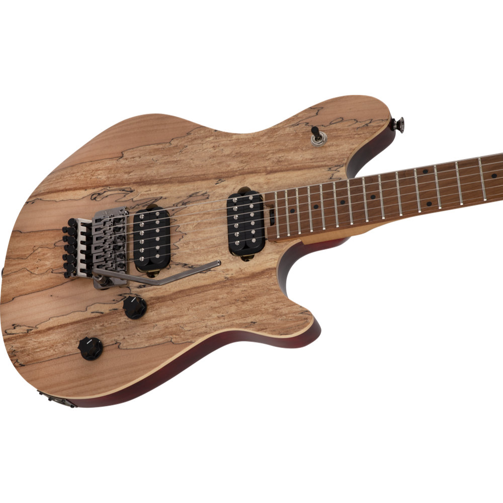 EVH イーブイエイチ Wolfgang WG Standard，Exotic，Spalted Maple， Baked Maple Fingerboard， Natural エレキギター ネックジョイント側かラボディトップ