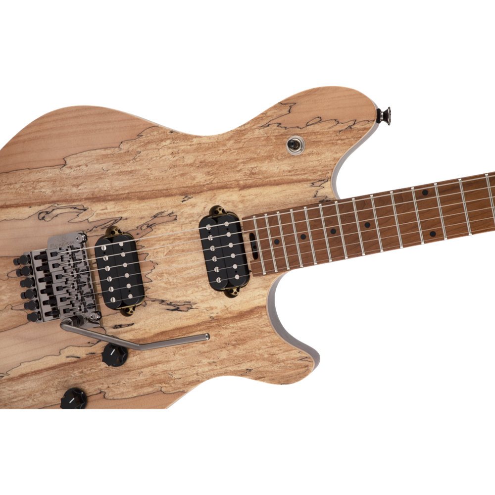 EVH イーブイエイチ Wolfgang WG Standard，Exotic，Spalted Maple， Baked Maple Fingerboard， Natural エレキギター ピックアップ、ブリッジ