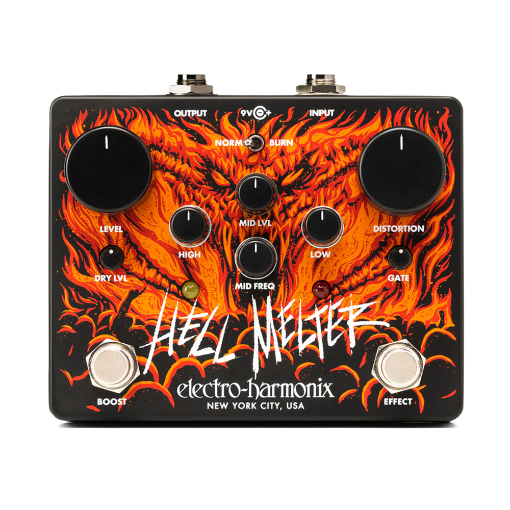 ELECTRO-HARMONIX HELL MELTER ADVANCED METAL DISTORTION ディストーション ヘルメルター ギターエフェクター