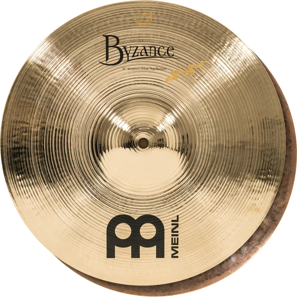 MEINL マイネル B14SH-B 14” Byzance Brilliant Derek Roddy’s signature cymbal Serpents Hihat ハイハット トップ＆ボトム