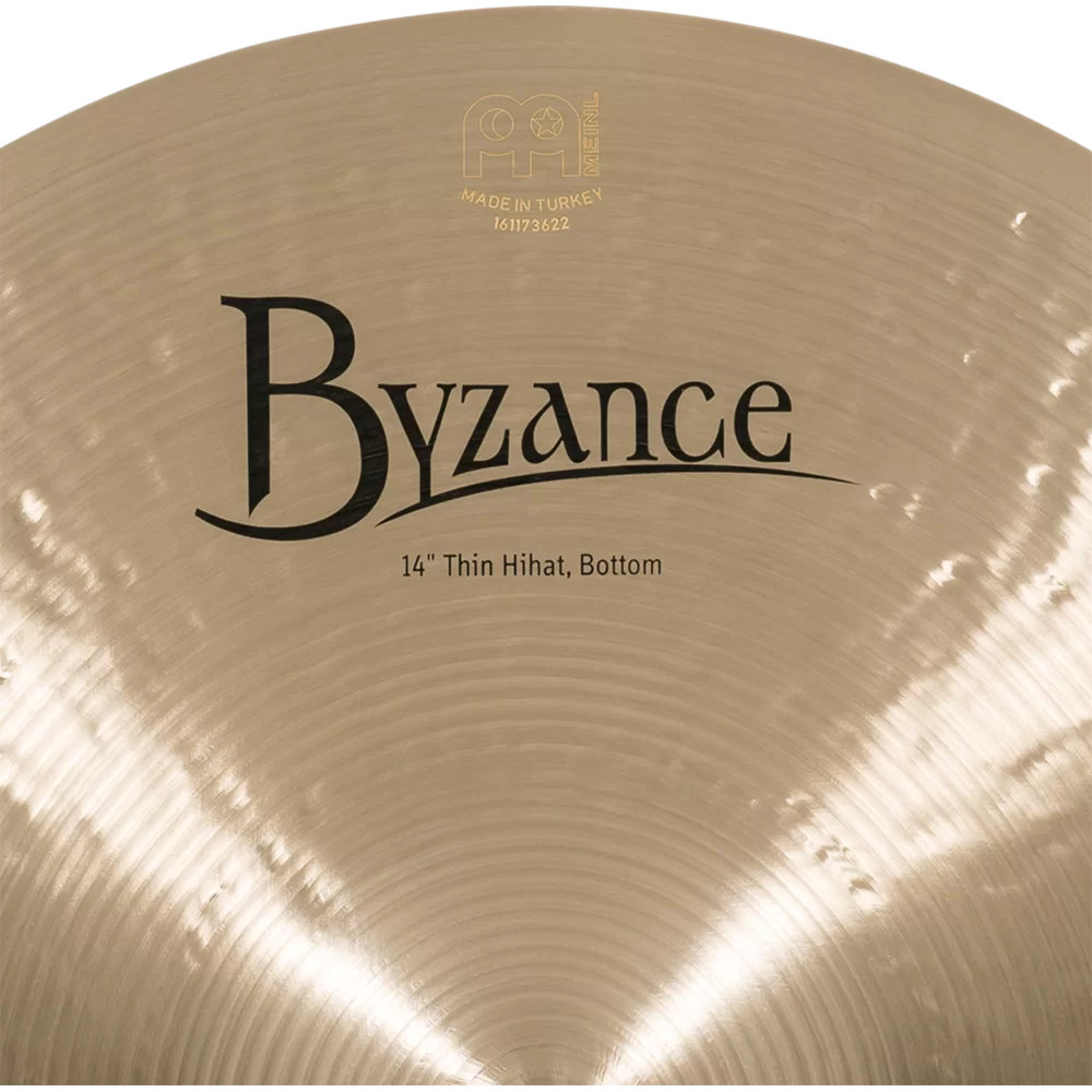 MEINL マイネル B14TH Byzance Traditional 14” Hihats THIN ハイハット トップ＆ボトム ボトムロゴ