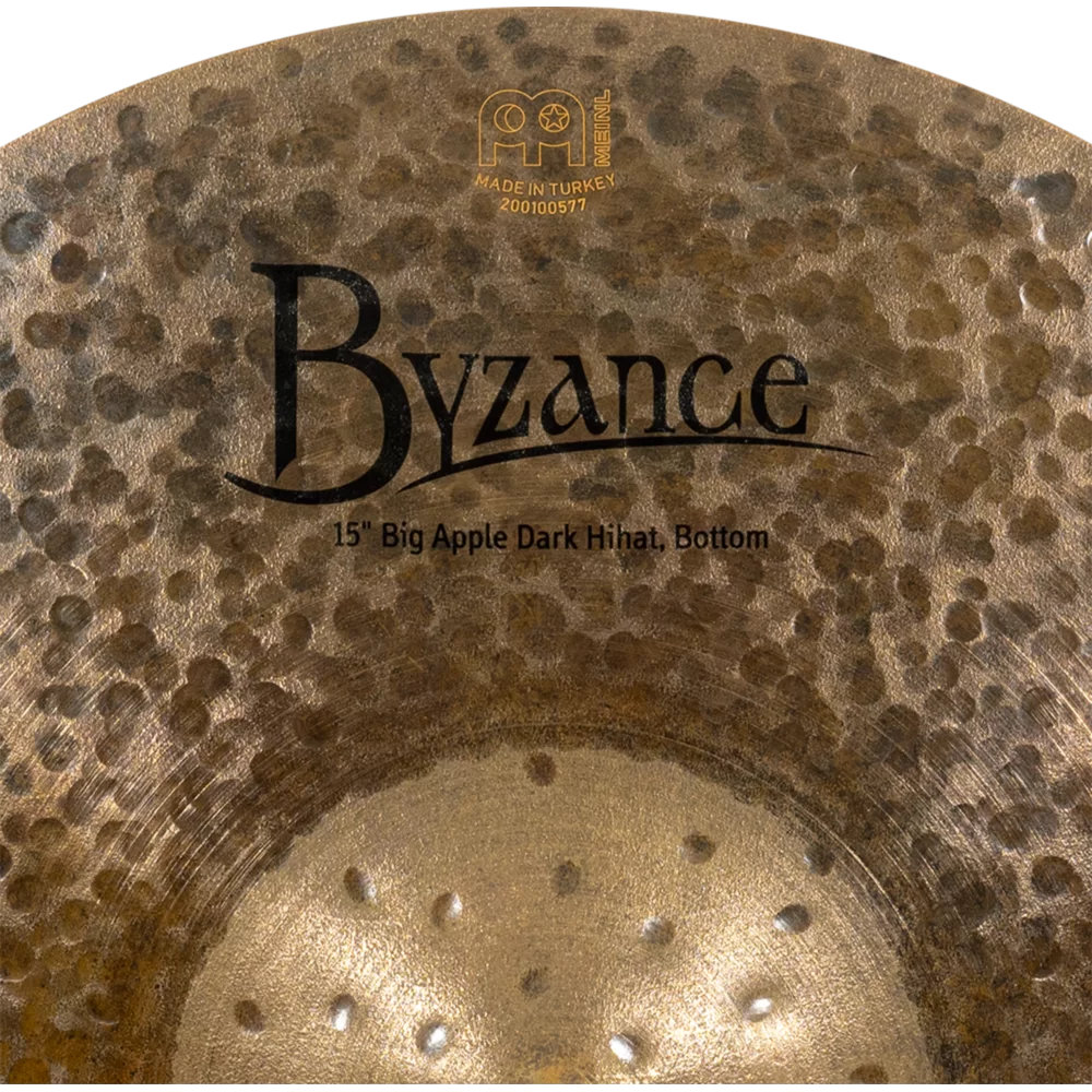 MEINL マイネル B15BADAH Byzance Dark Big Apple Dark 15” Hihat ハイハット トップ＆ボトム ボトムロゴ