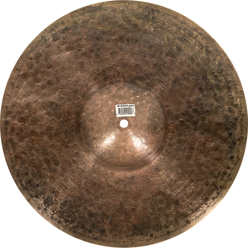 MEINL マイネル B15DAH Byzance Dark Hihats 15” Hihat ハイハット トップ＆ボトム ボトム裏正面