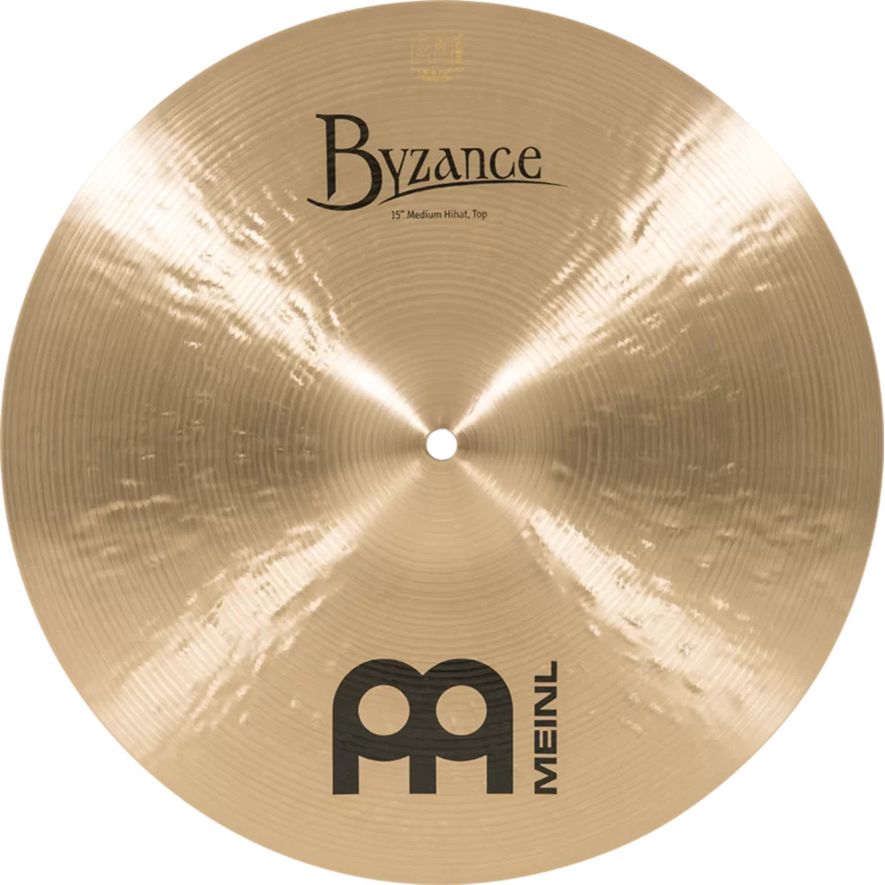 MEINL マイネル B15MH Byzance Traditional 15” MEDIUM Hihats ハイハット トップ＆ボトム トップ表正面