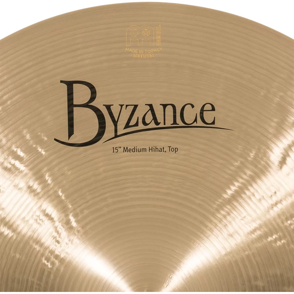 MEINL マイネル B15MH Byzance Traditional 15” MEDIUM Hihats ハイハット トップ＆ボトム トップロゴ