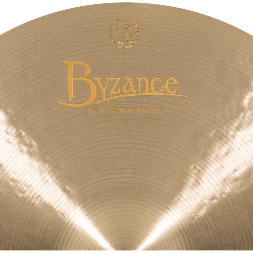 MEINL マイネル B16JMTC Byzance Jazz 16” MEDIUM THIN Crash クラッシュシンバル 表ロゴ