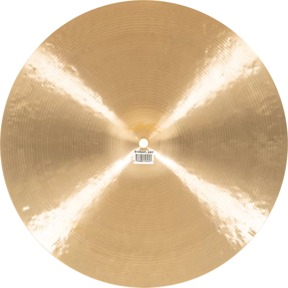 MEINL マイネル B16SAH Byzance Vintage Benny Greb’s signature cymbal 16” Sand Hat ハイハット トップ＆ボトム ボトム裏正面