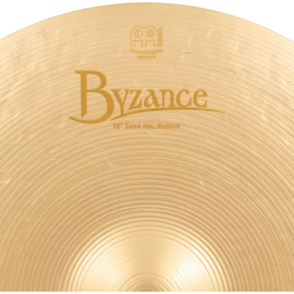 MEINL マイネル B16SAH Byzance Vintage Benny Greb’s signature cymbal 16” Sand Hat ハイハット トップ＆ボトム トップロゴ